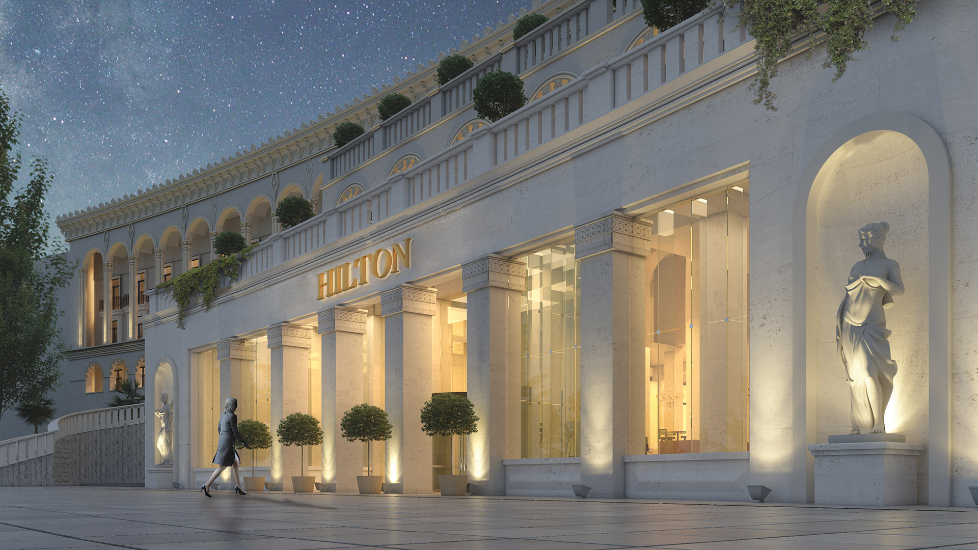 Planning works for Hotel Hilton are over