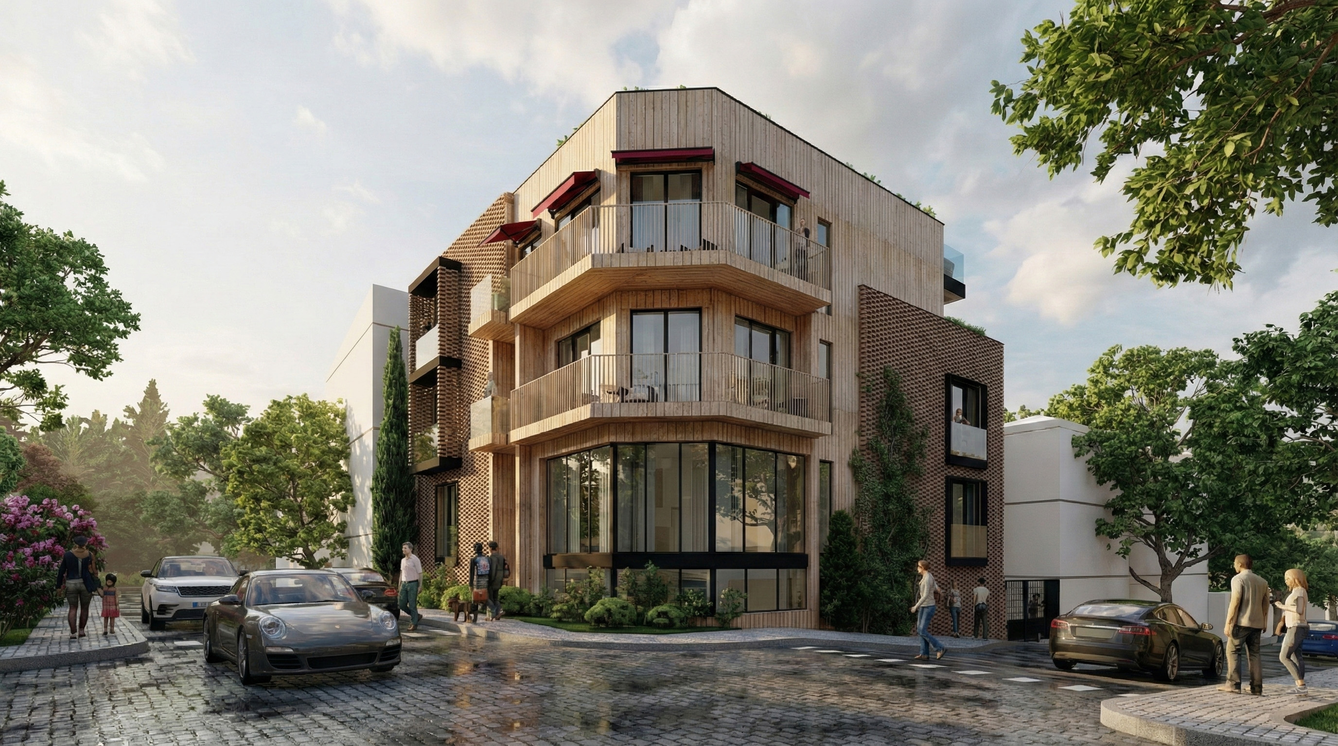 Apartment building on Vorontsov Street