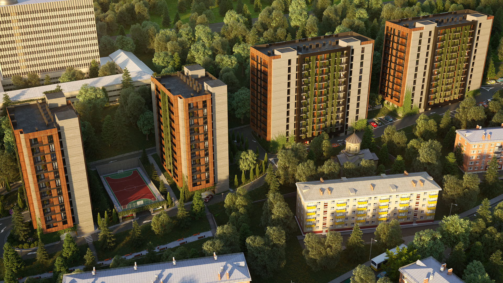 Residential Complex Project In Tbilisi.